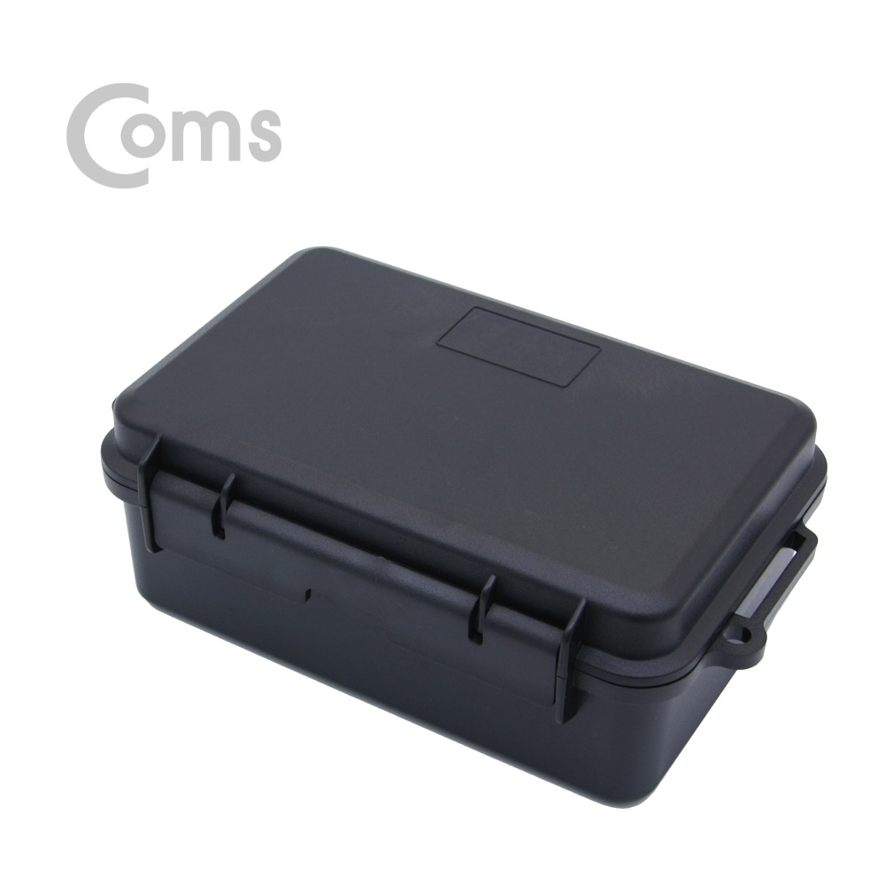 Coms 하드 케이스(생활방수) / 충격방지 / Black 215x135.5x76mm / HDD