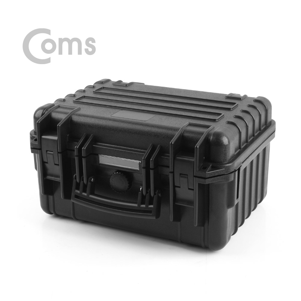 Coms 하드 케이스(생활방수) / 충격방지 / Black / 334x275x179mm / HDD