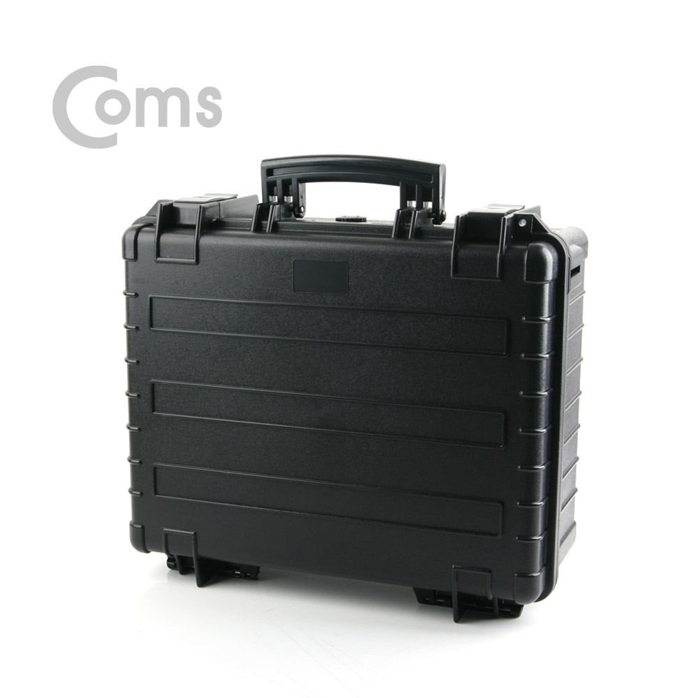 Coms 하드 케이스(생활 방수) / 충격방지 / Black - 484x419x209mm / HDD