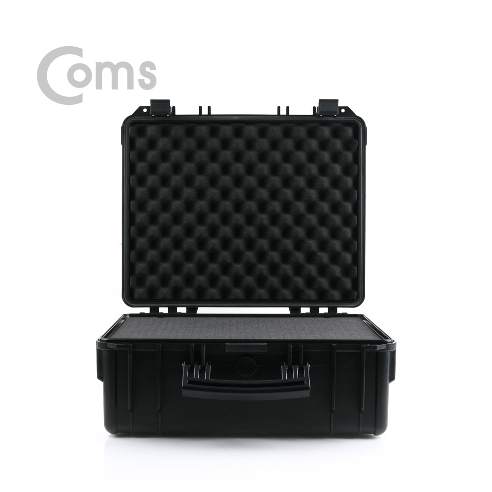 Coms 하드 케이스(생활 방수) / 충격방지 / Black - 484x419x209mm / HDD