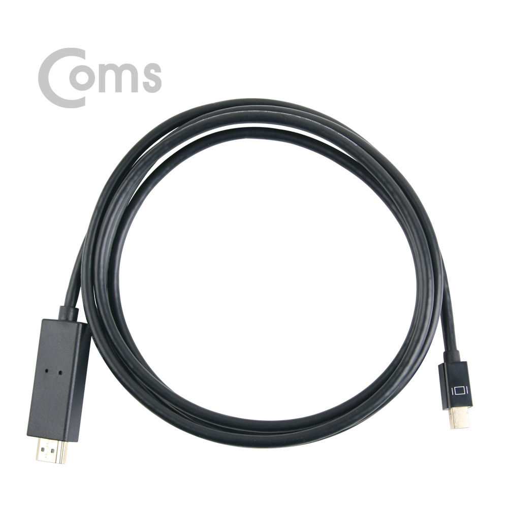 Coms 디스플레이 포트(Mini) to HDMI 케이블 DP 1.2지원 / 4K(30Hz) 지원 / 2M/DisplayPort