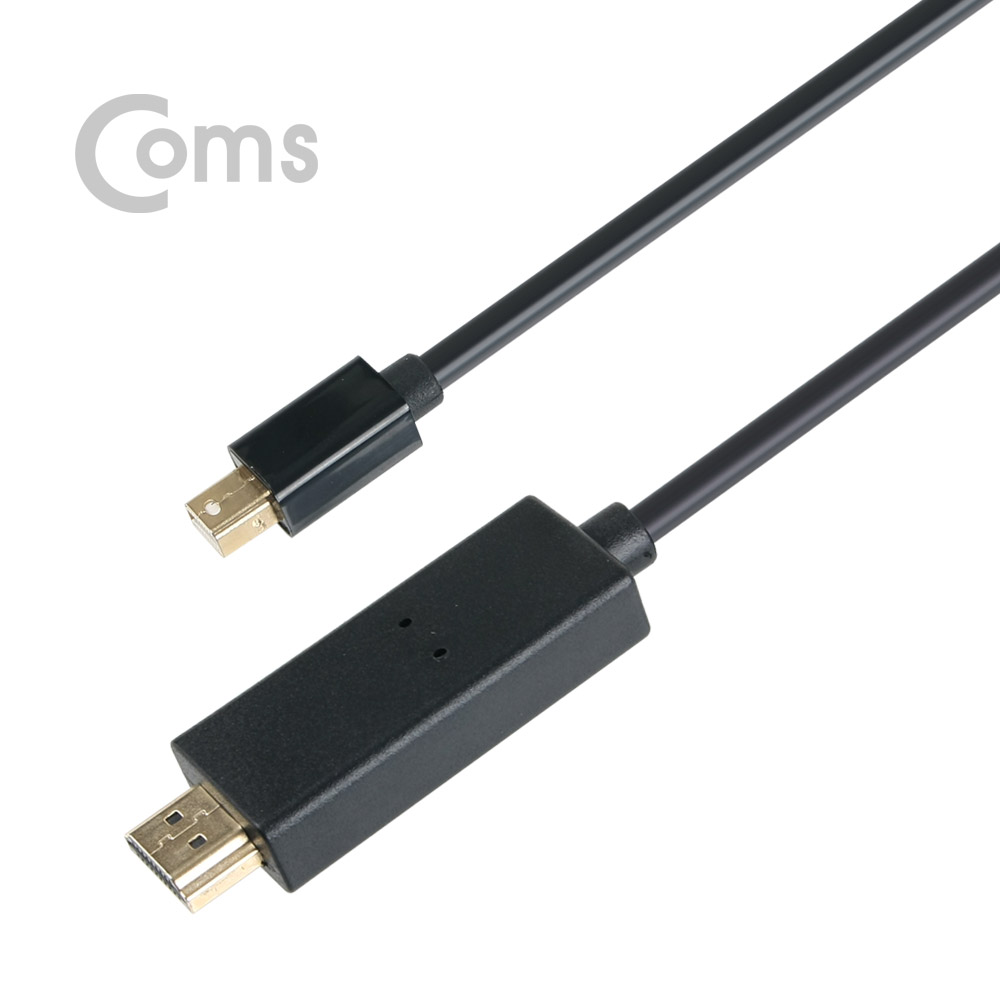 Coms 디스플레이 포트(Mini) to HDMI 케이블 DP 1.2지원 / 4K(30Hz) 지원 / 2M/DisplayPort
