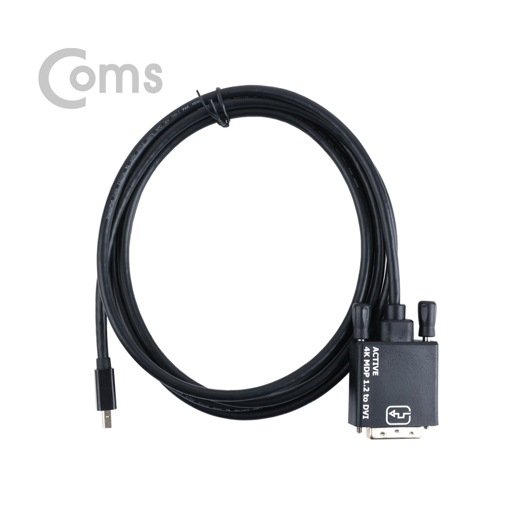 Coms 디스플레이 포트(Mini) to DVI 케이블 2M/DisplayPort/DP