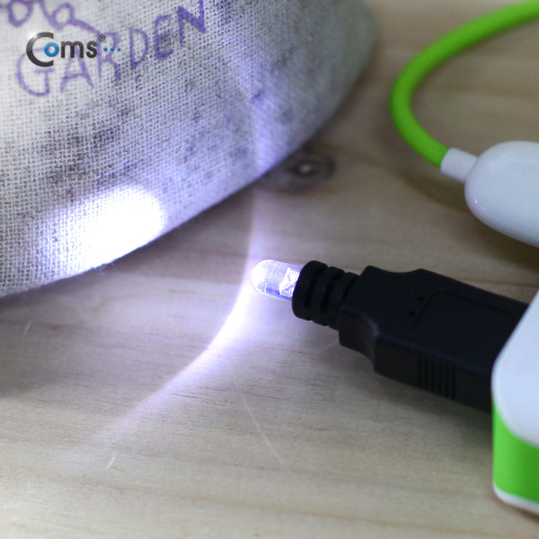 Coms USB LED 램프, Black (USB A/M형)