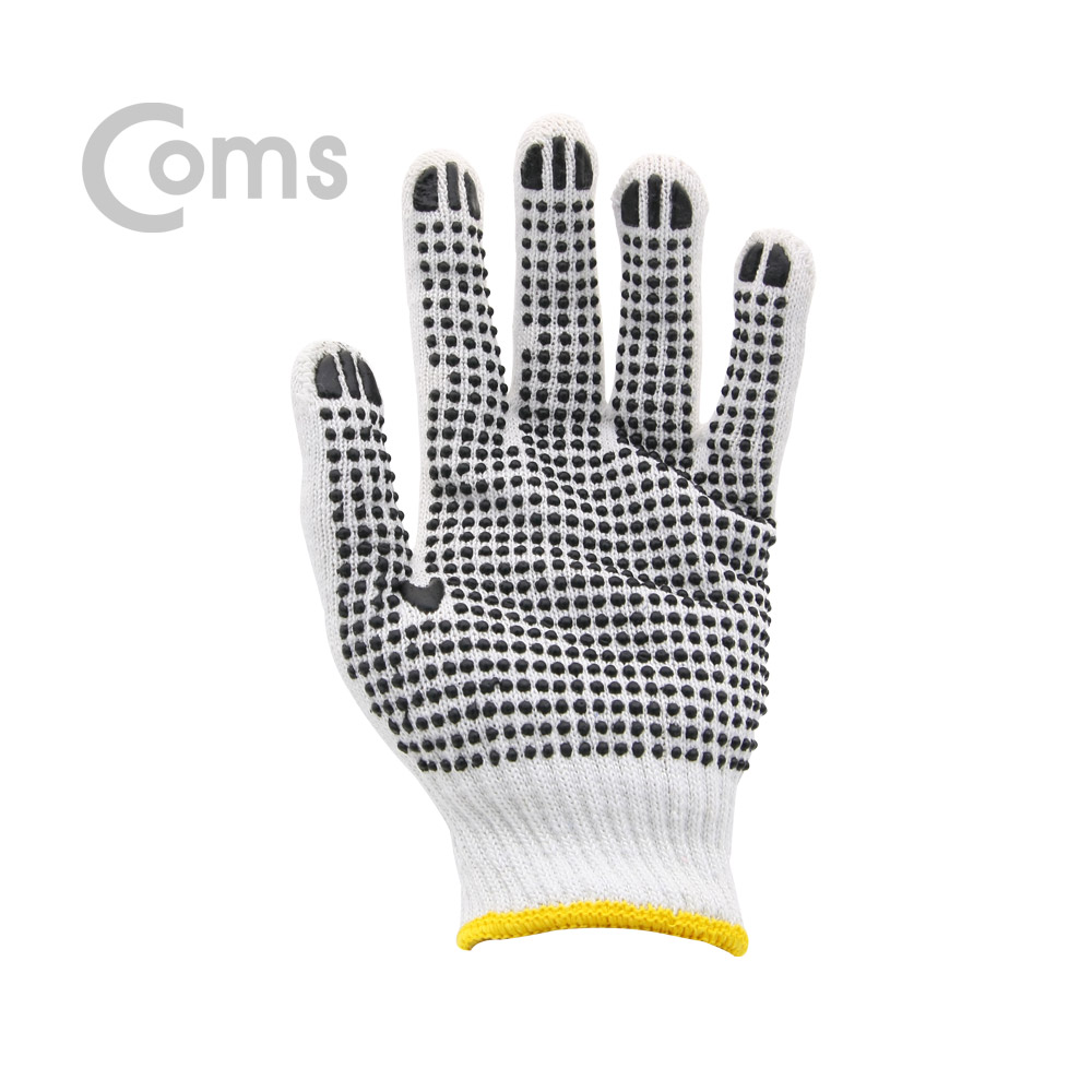 Coms 도트 반코팅 장갑 / 미끄럼 방지 / 그립