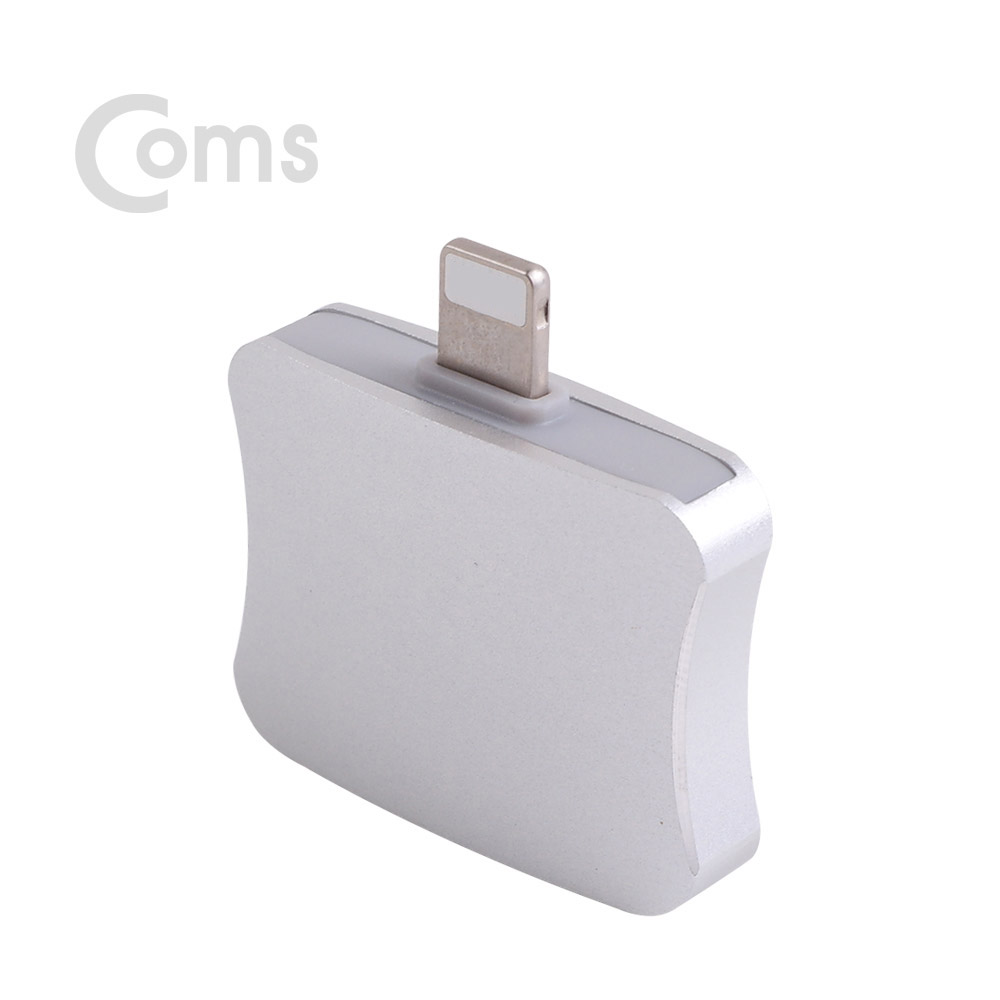 Coms IOS 8핀 (8Pin) 젠더(2분배) Metal, 이어폰 + 충전