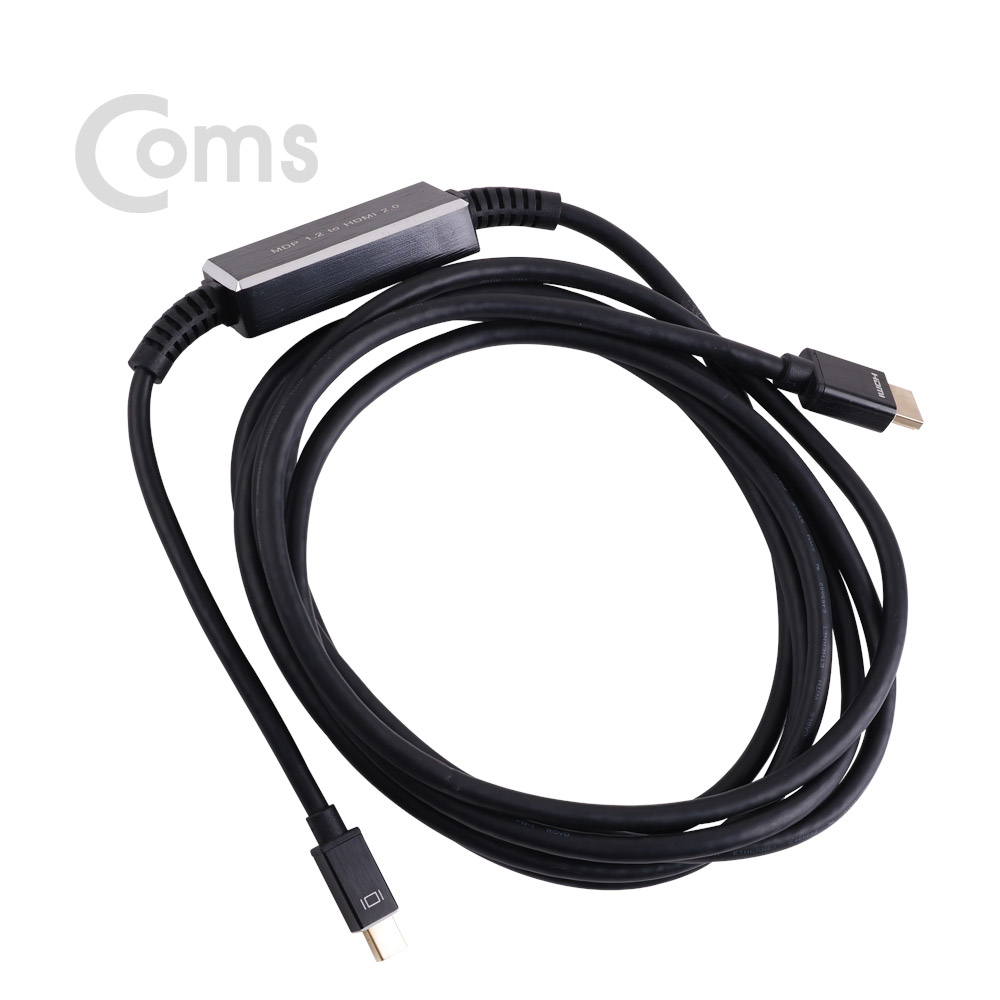 Coms Mini 디스플레이 포트 to HDMI 케이블 3M / Mini DP 1.2/HDMI 2.0