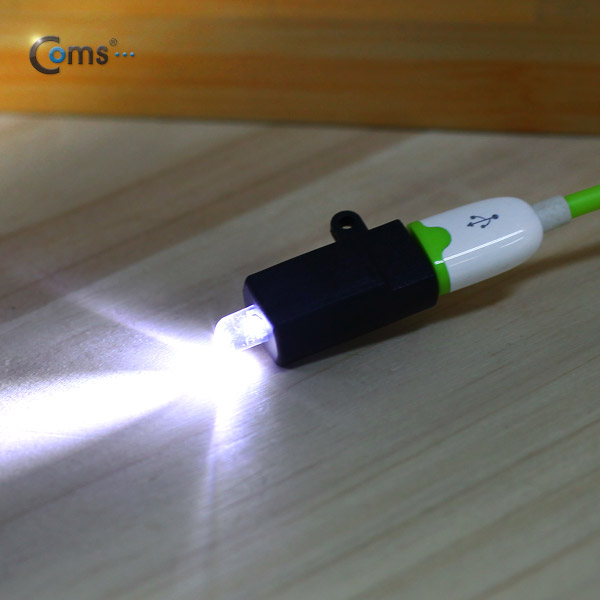 Coms USB LED 램프, Black (Micro USB B/F형)