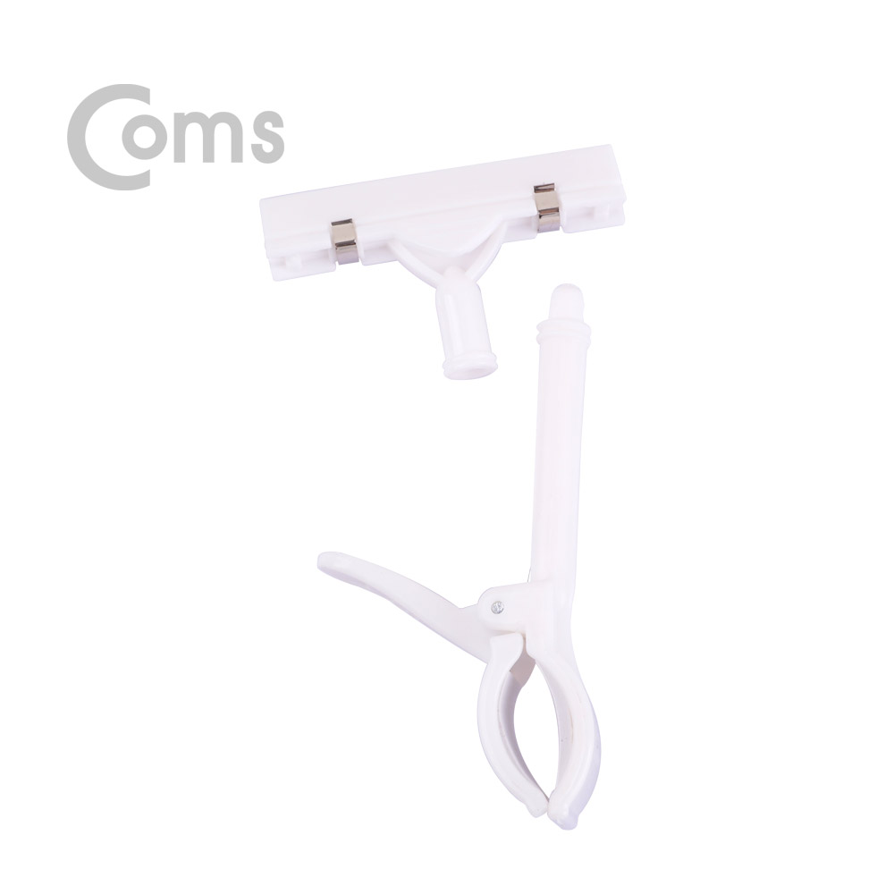 Coms 클립 고정집게 White / 디스플레이 집게 / 쇼클립