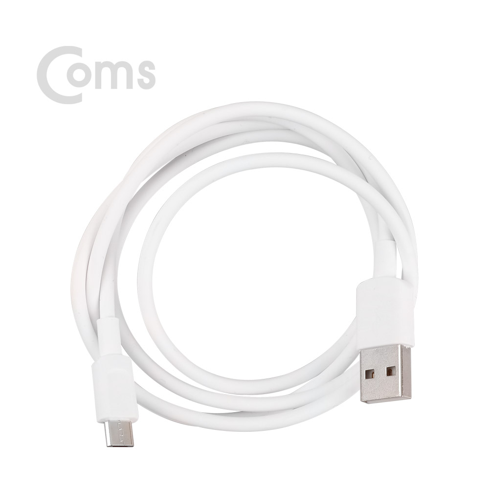 Coms 안드로이드 케이블(Micro 5Pin/고속충전/2.1A) 1M