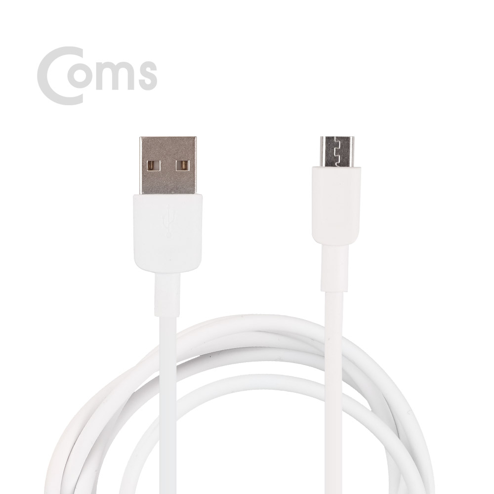 Coms 안드로이드 케이블(Micro 5Pin/고속충전/2.1A) 1M