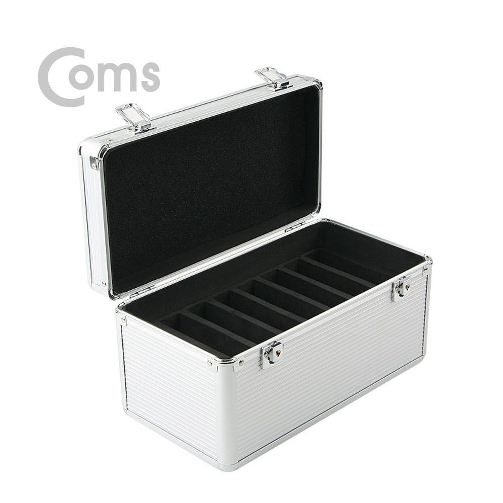 Coms HDD 케이스(잠금장치 내장형 가방) + 방진패드 2개 제공(KS986+A1178 2개)