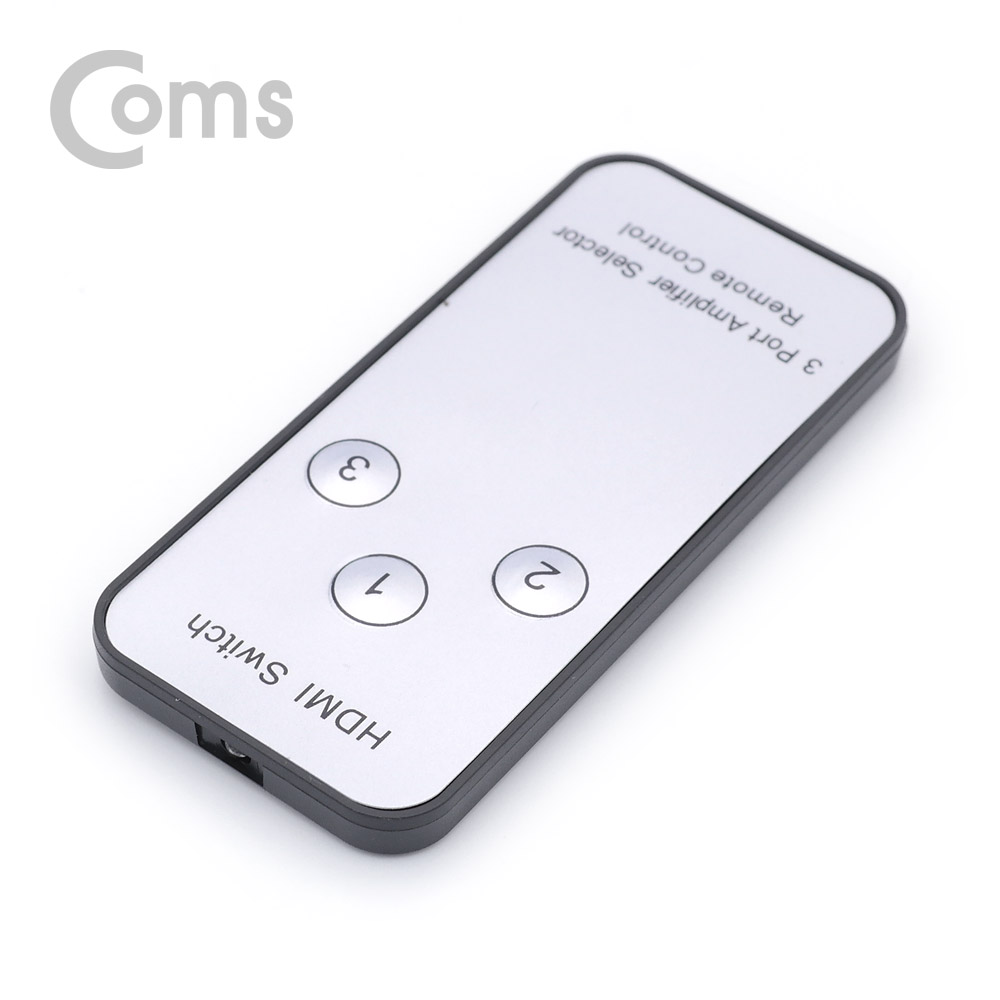 Coms HDMI 선택기(3:1) 4K, 리모콘