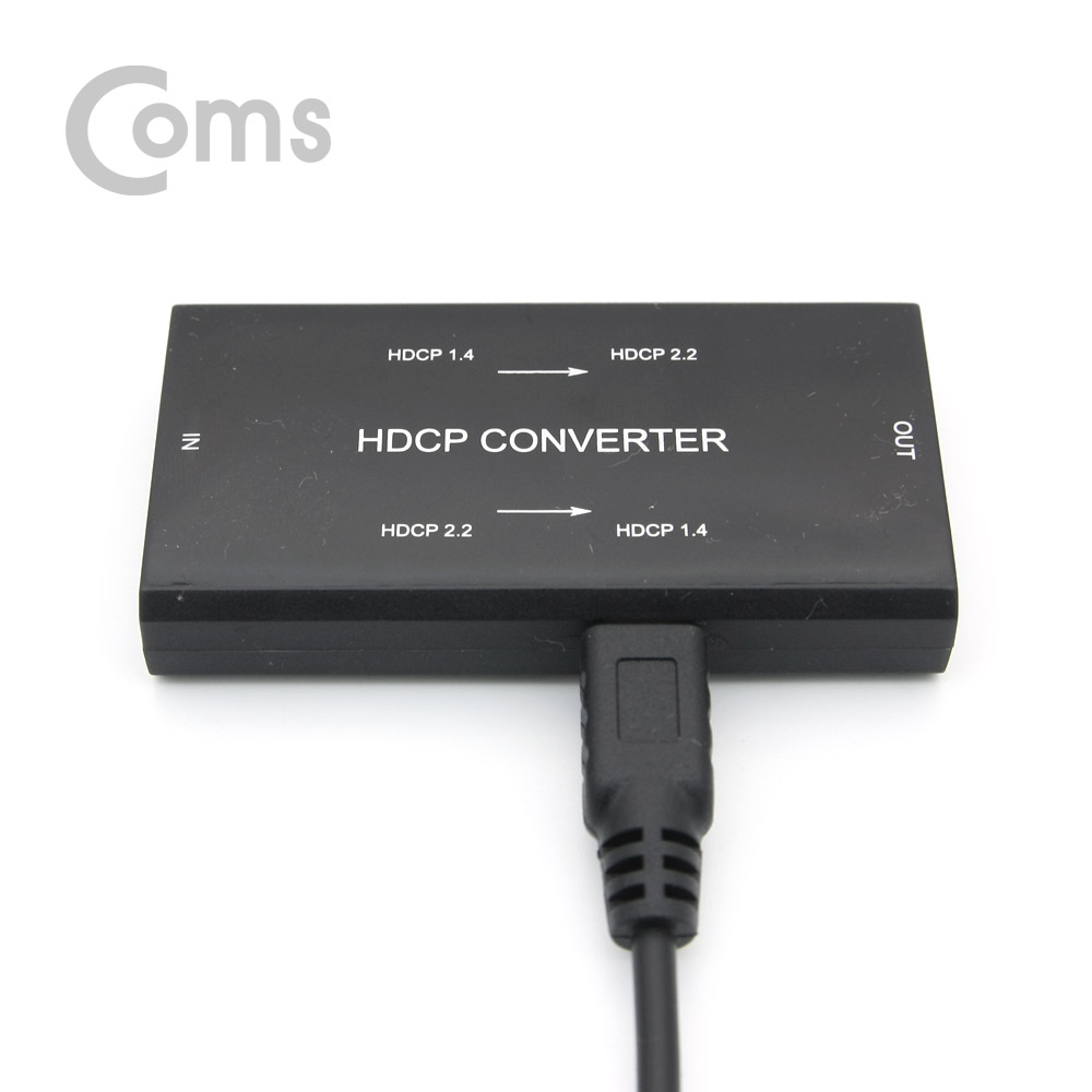 Coms HDMI 컨버터(HDMI to HDMI) HDCP 변환( 1.4 to 2.2 / 2.2 to 1.4 )