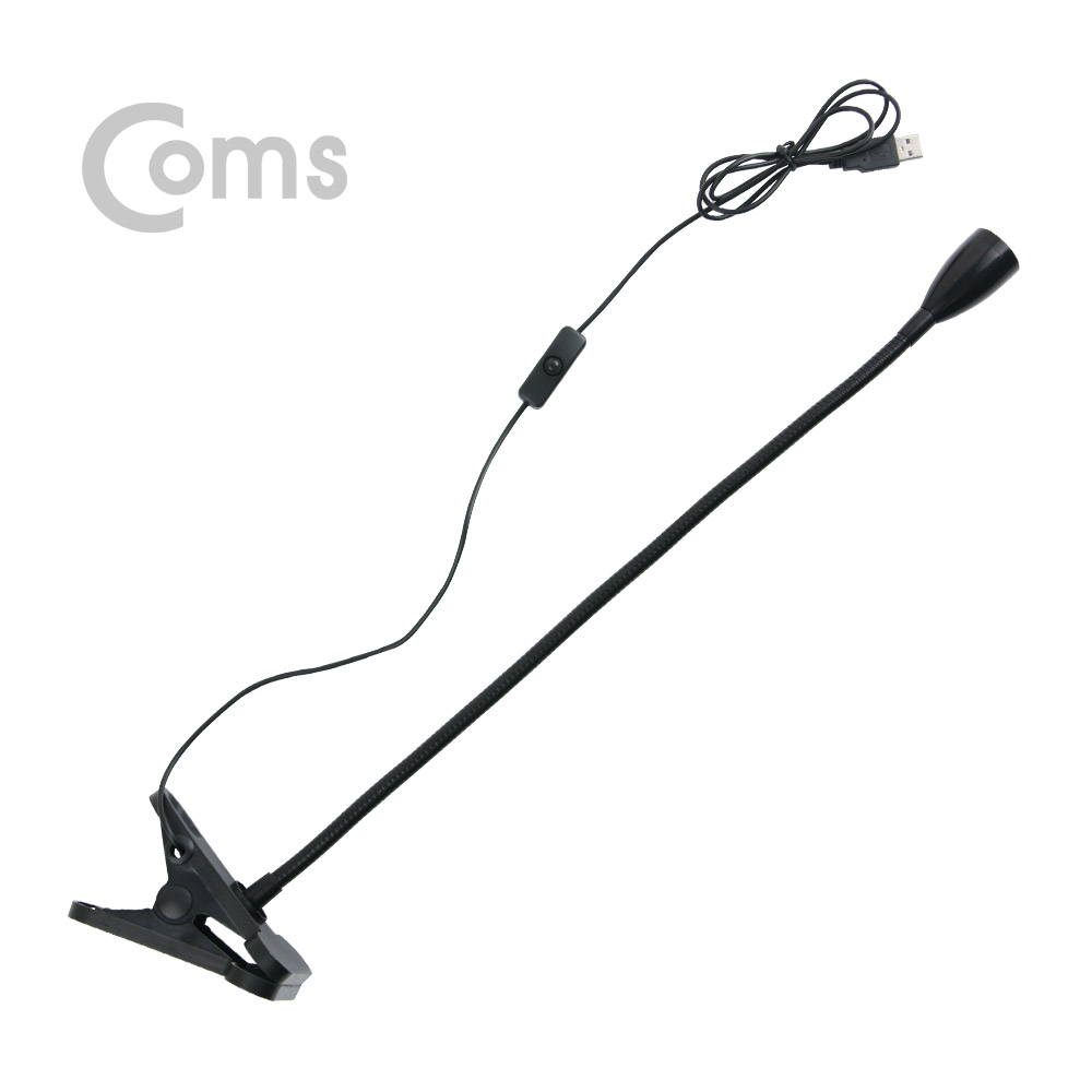 Coms USB 램프(집게형), Super LED/Black