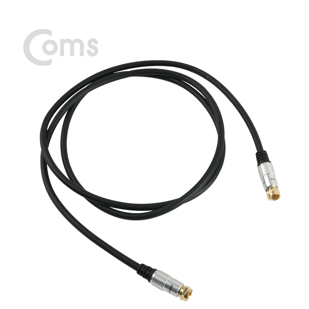 Coms 안테나 케이블(나사형) M/M 1.5M - 고급형, METAL