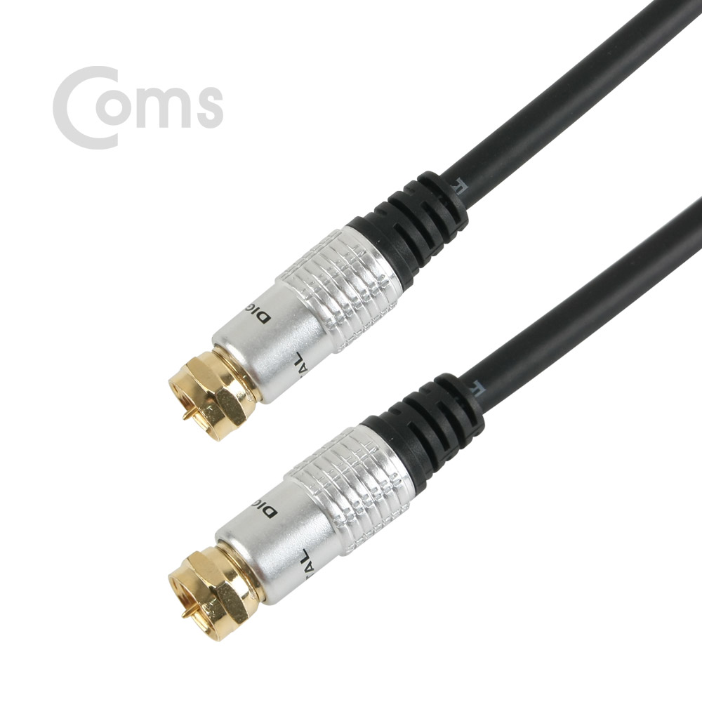 Coms 안테나 케이블(나사형) M/M 1.5M - 고급형, METAL