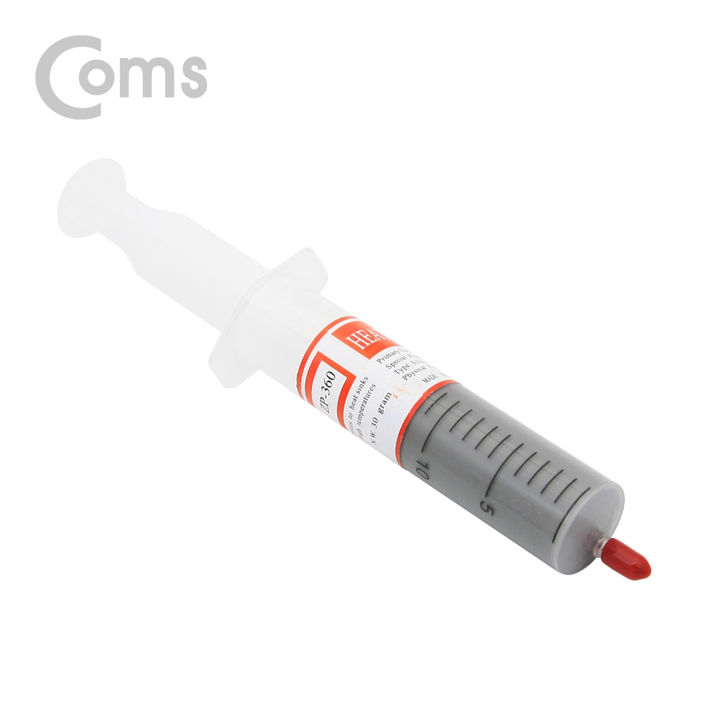 Coms 쿨러 구리스(Silver) 30g 주사기형, ZP-360
