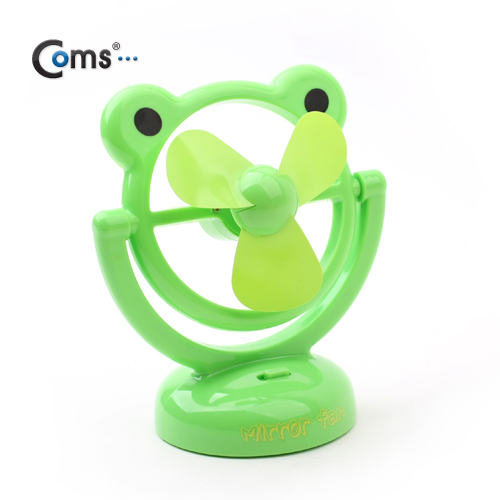 Coms USB 선풍기 상하 회전형 - 녹색