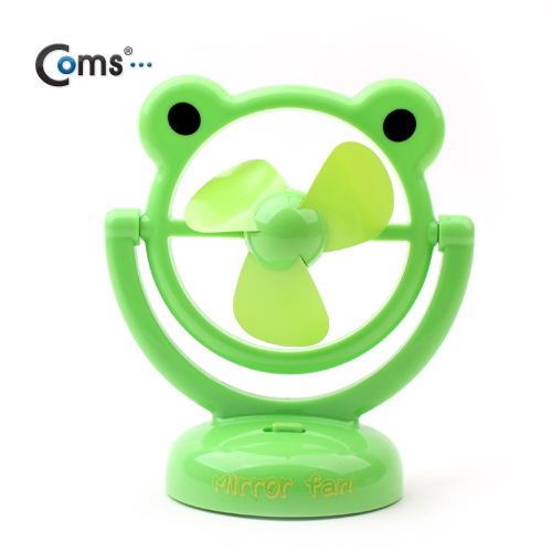Coms USB 선풍기 상하 회전형 - 녹색