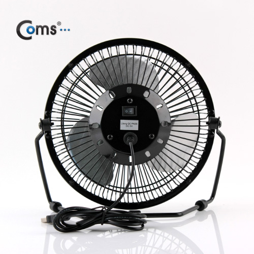 Coms USB 선풍기 (상하조절),Metal Black/대형-20cm