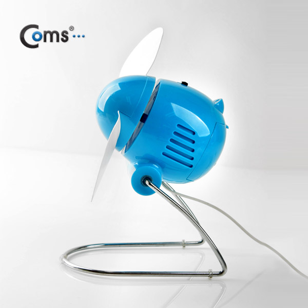 Coms USB 선풍기(프로펠러형), Blue / evn2