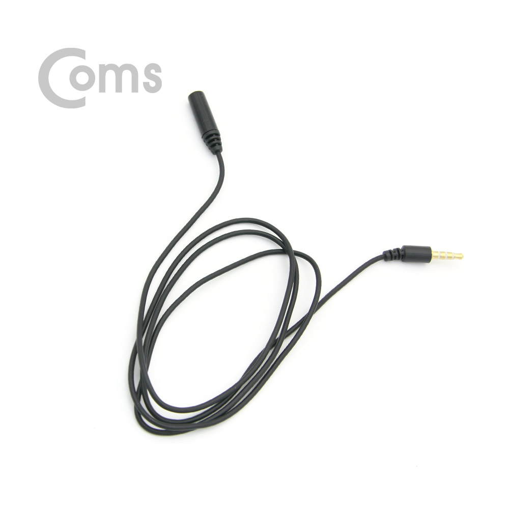 Coms 스테레오 케이블 (3.5/4극 연장) 1M/Stereo