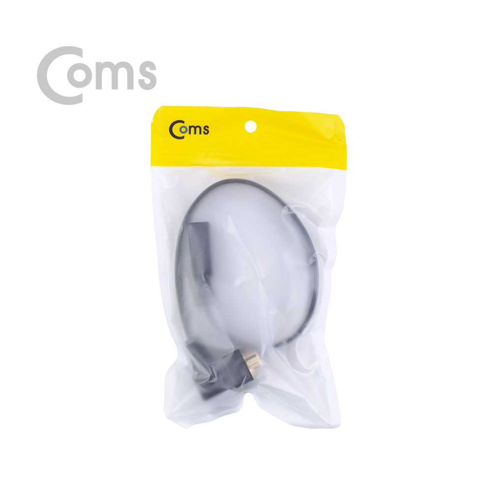 Coms HDMI 젠더(HDMI F/DVI F) 25cm / DVI ㄱ자 꺾임(꺽임)