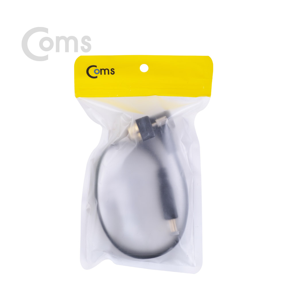 Coms HDMI 젠더(HDMI M/DVI M) 30cm, DVI 하향 꺾임(꺽임)