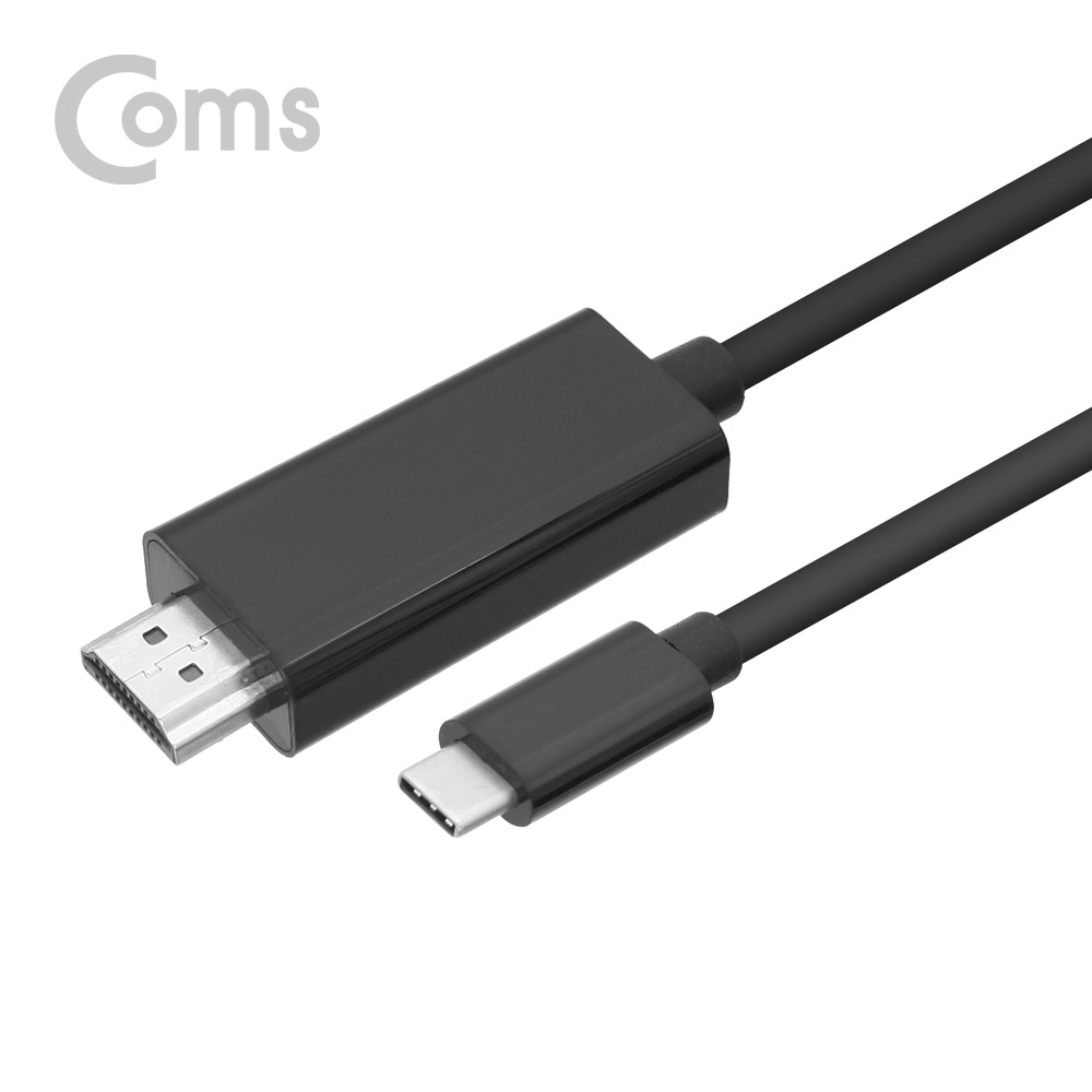 Coms USB 3.1 컨버터 케이블(M/M) 1.5M (Type C to HDMI 2.0 / 4K2K @60Hz)
