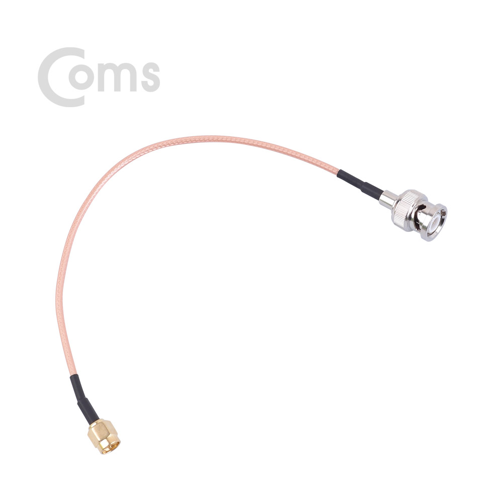 Coms 안테나 변환 케이블 SMA(M) to BNC(M) 20CM