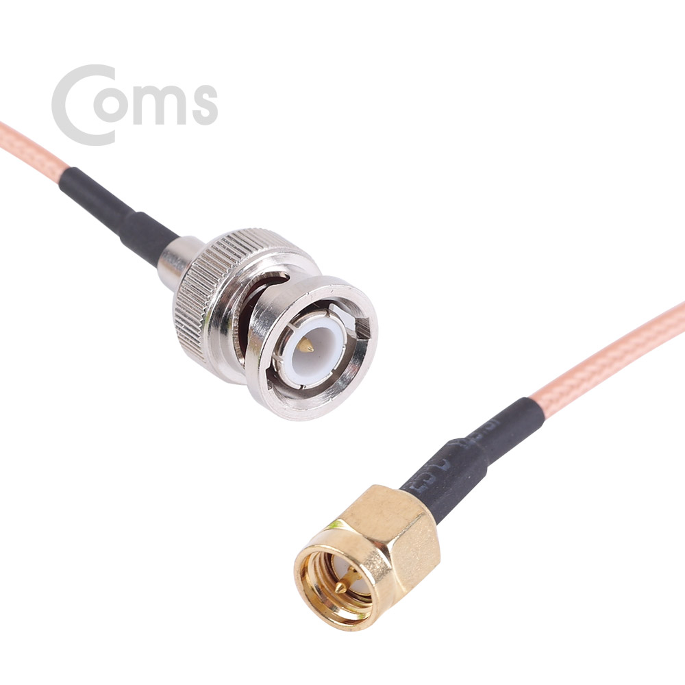 Coms 안테나 변환 케이블 SMA(M) to BNC(M) 20CM
