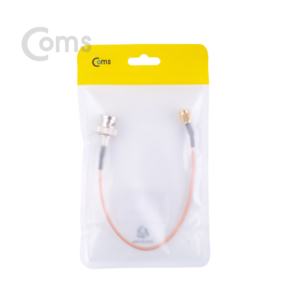Coms 안테나 변환 케이블 SMA(M) to BNC(M) 20CM