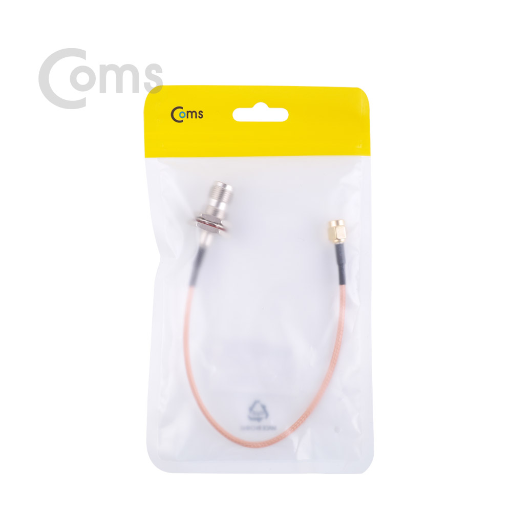 Coms 안테나 변환 케이블 SMA(M) to RP-TNC(F) 20CM