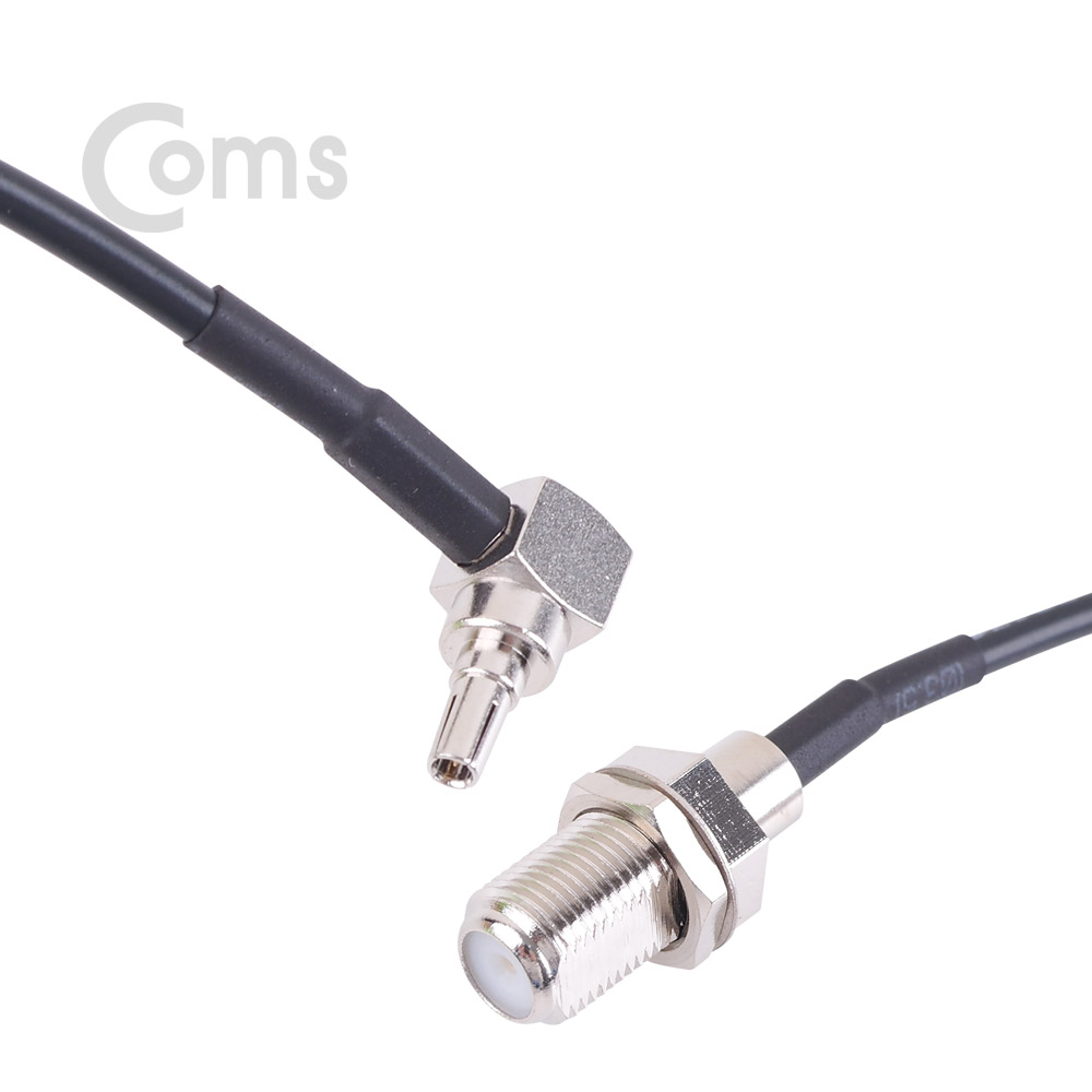 Coms 안테나 변환 케이블 RF(F) to CRC9(F) 꺾임(꺽임) 20CM