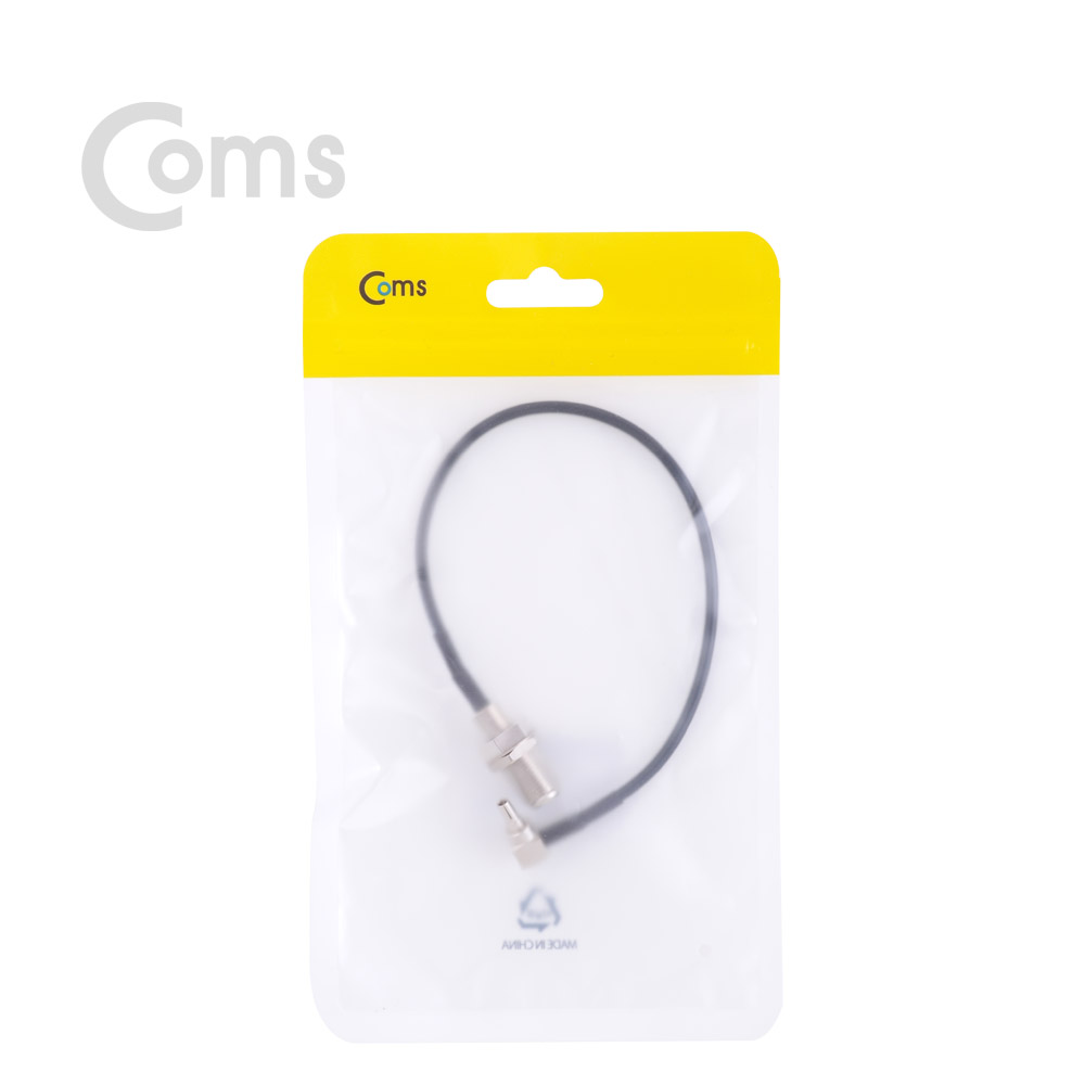 Coms 안테나 변환 케이블 RF(F) to CRC9(F) 꺾임(꺽임) 20CM