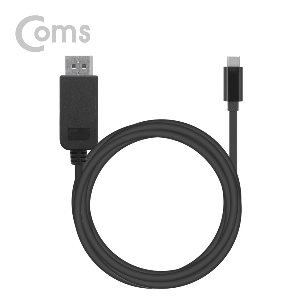 Coms USB 3.1 컨버터 케이블(M/M) 1.5M (Type C to DP 1.2, 4K2K 60Hz)