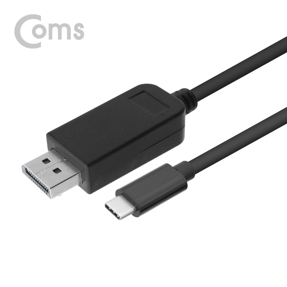 Coms USB 3.1 컨버터 케이블(M/M) 1.5M (Type C to DP 1.2, 4K2K 60Hz)