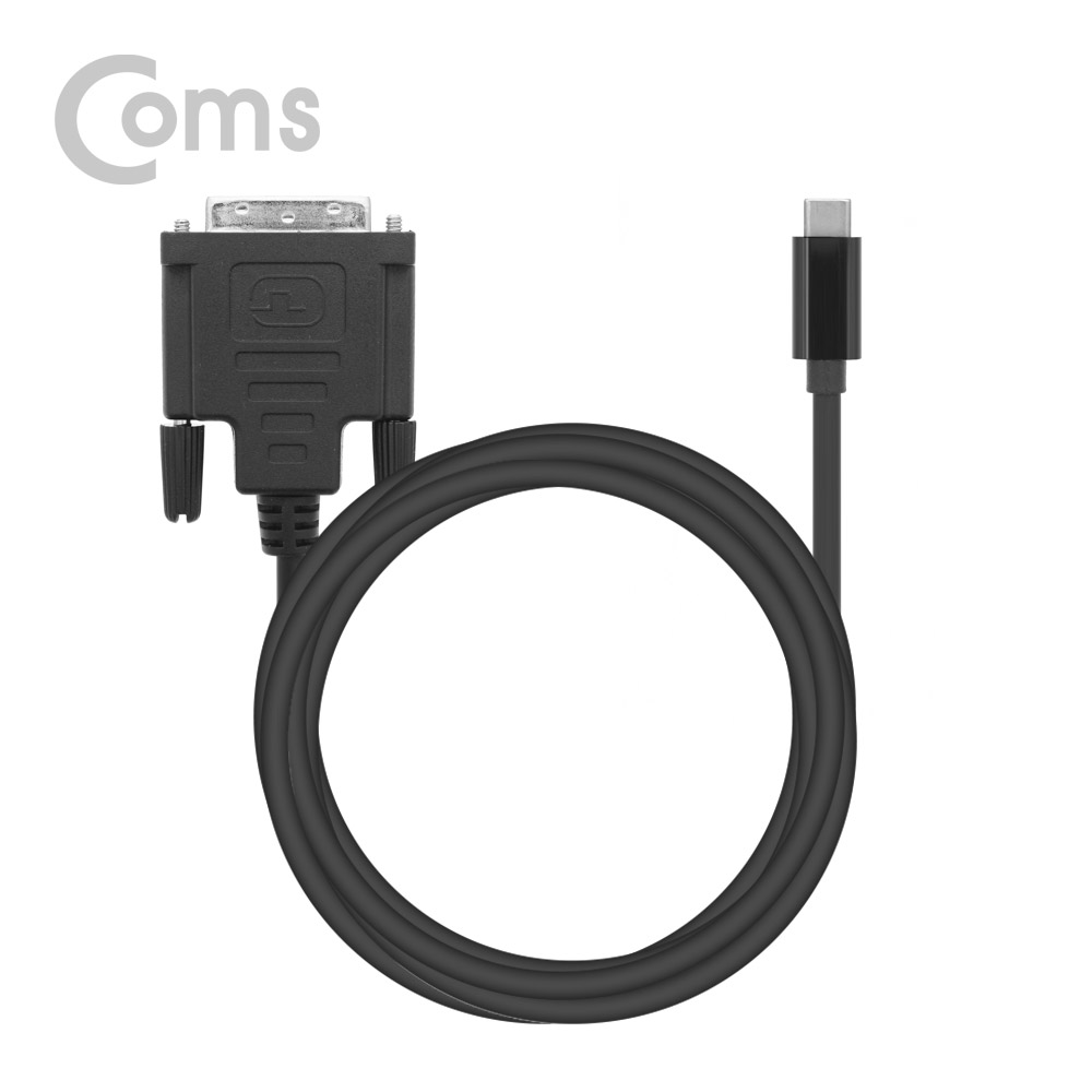 Coms USB 3.1 컨버터 케이블(M/M) 1.5M (Type-C to DVI 4K2K 30Hz)