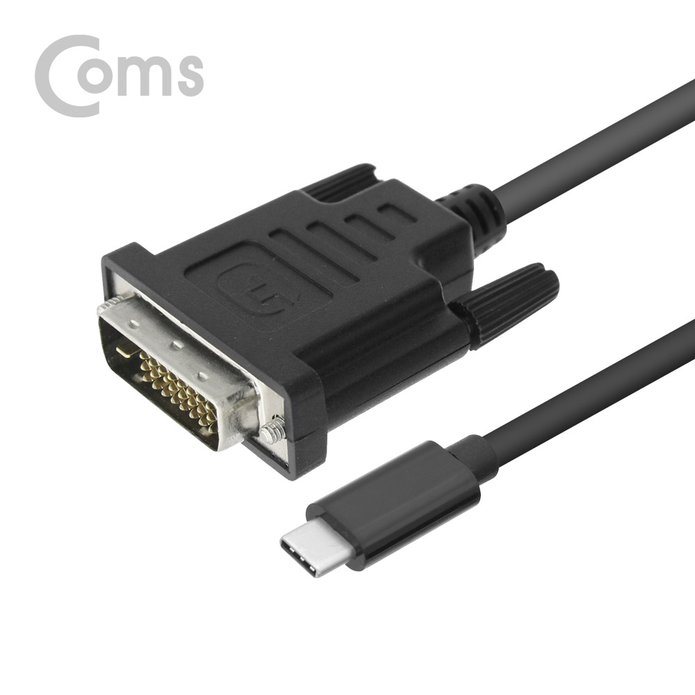 Coms USB 3.1 컨버터 케이블(M/M) 1.5M (Type-C to DVI 4K2K 30Hz)
