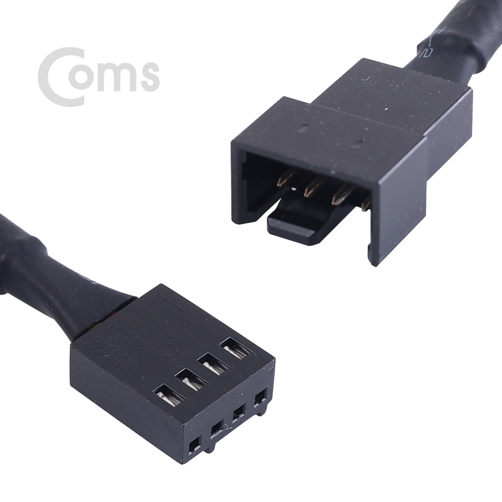 Coms 쿨러 케이블 4P(F)/4P(M) 25cm