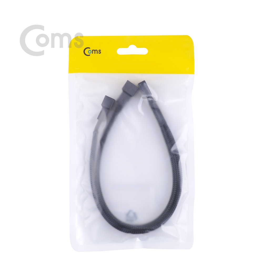 Coms 쿨러 케이블 3P Y형, 메쉬망사보호관