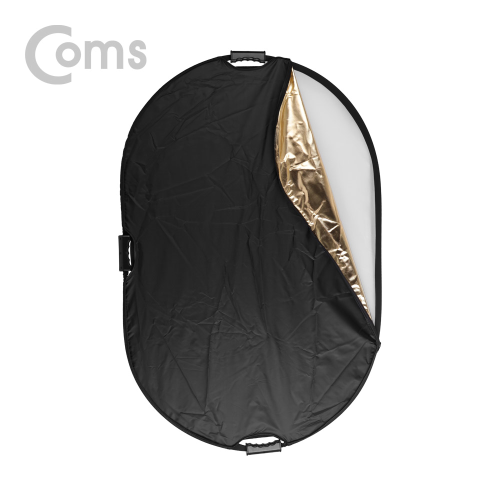 Coms 휴대용 반사판(야외촬영/그립형) 5color 변경, 중 / 실버,화이트,디퓨저,블랙,골드