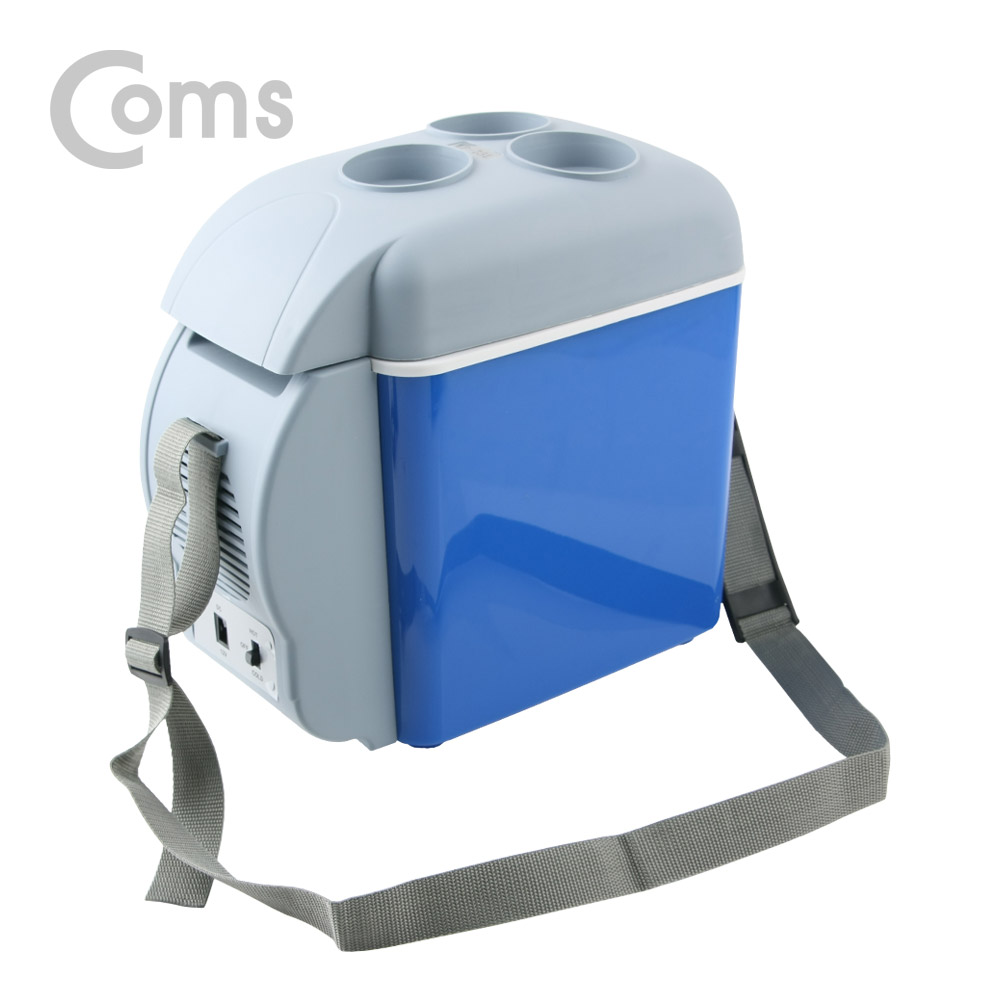 Coms 차량용 냉온장고 / 온열 60도 / 휴대용 / 7.5L (DC 12V 시가전원) / 시가잭(시거잭)