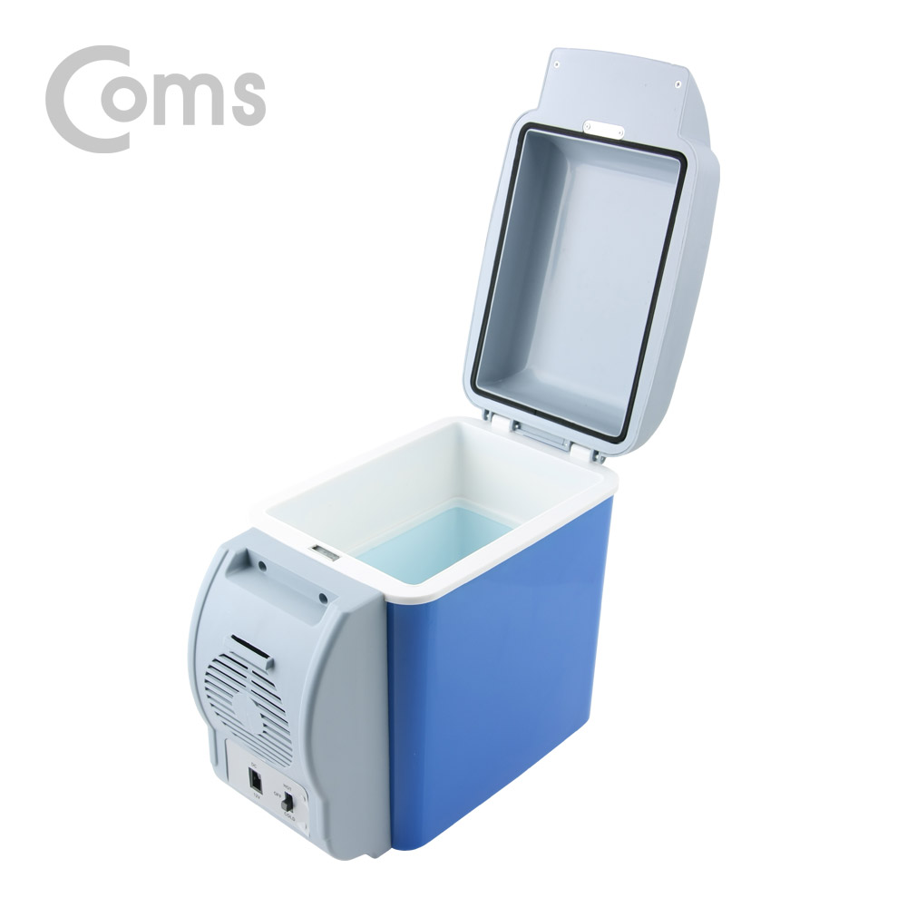 Coms 차량용 냉온장고 / 온열 60도 / 휴대용 / 7.5L (DC 12V 시가전원) / 시가잭(시거잭)
