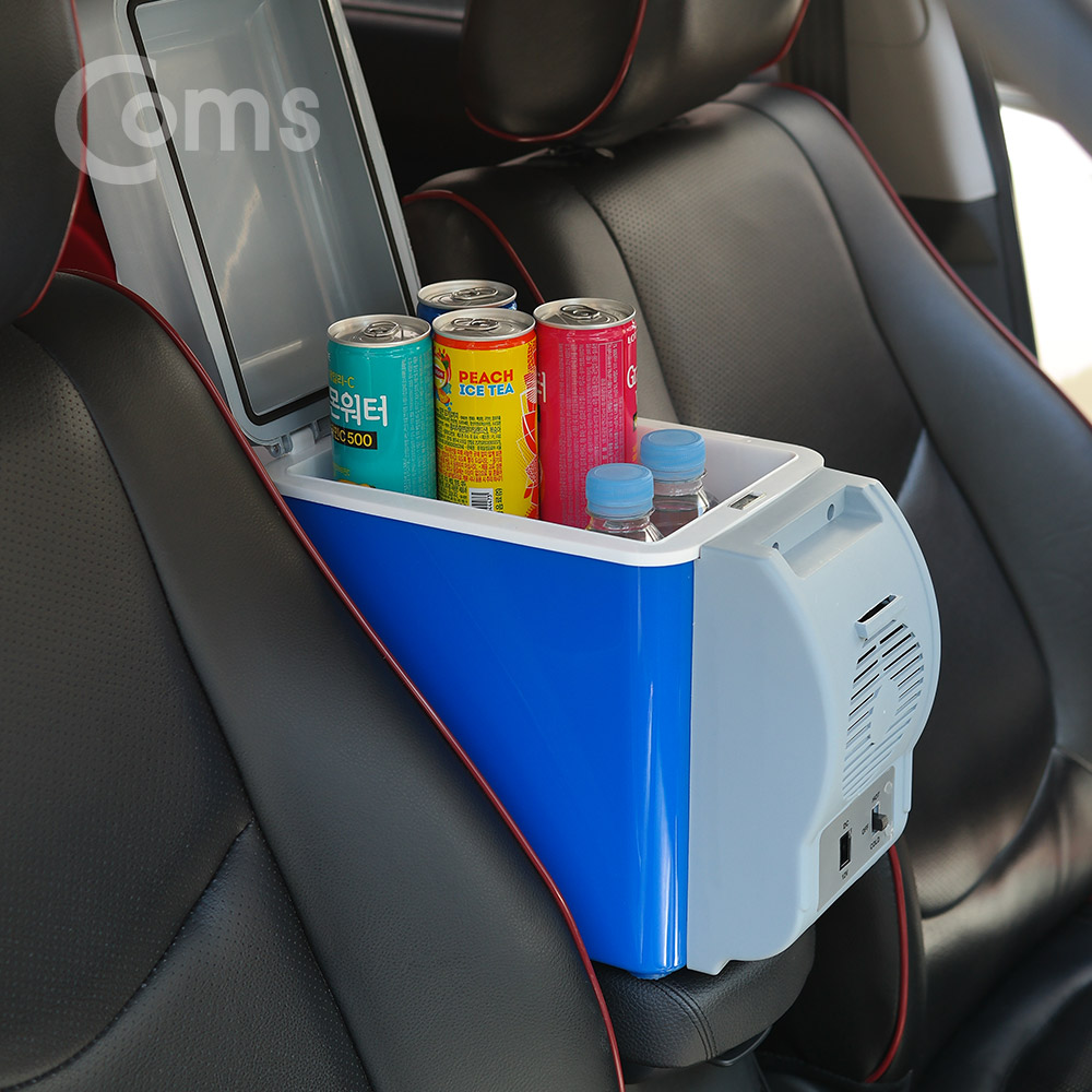 Coms 차량용 냉온장고 / 온열 60도 / 휴대용 / 7.5L (DC 12V 시가전원) / 시가잭(시거잭)