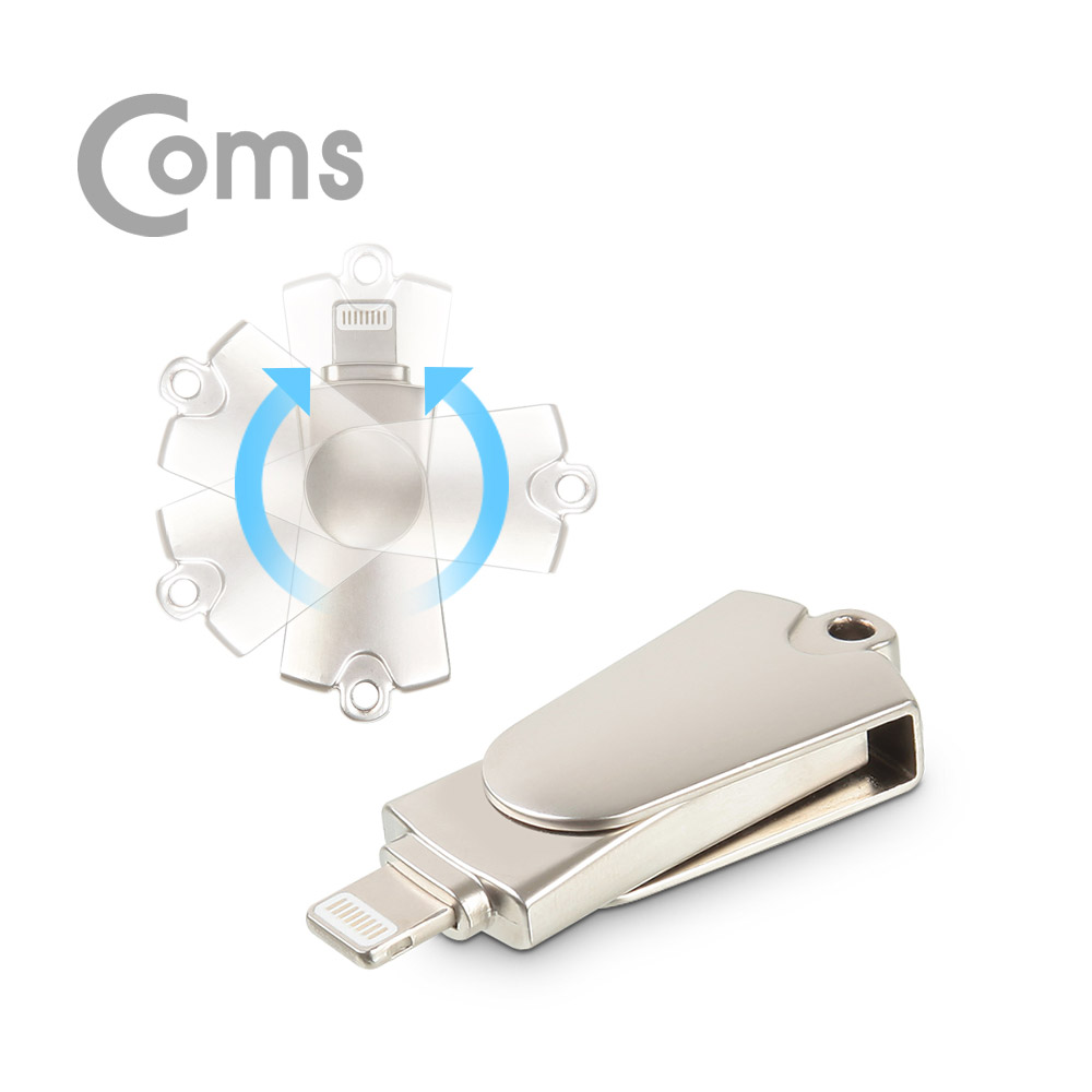 Coms iOS 스마트폰 USB OTG 메모리 카드리더기