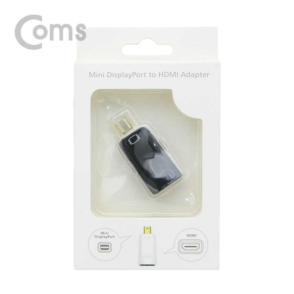 Coms 디스플레이 포트 컨버터 MDP(M)/HDMI(F) Mini DP to HDMI/DisplayPort