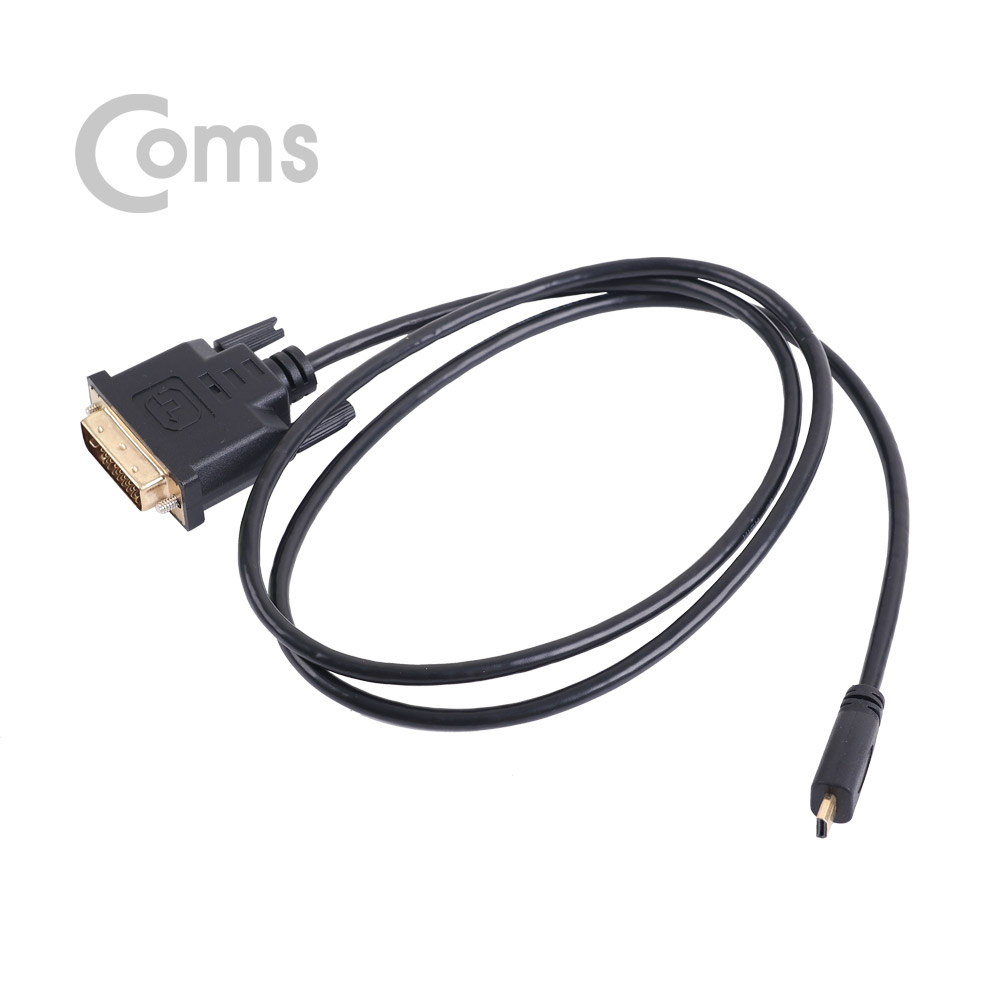 Coms Micro HDMI/DVI 케이블 1M (Micro HDMI/DVI-D Dual)