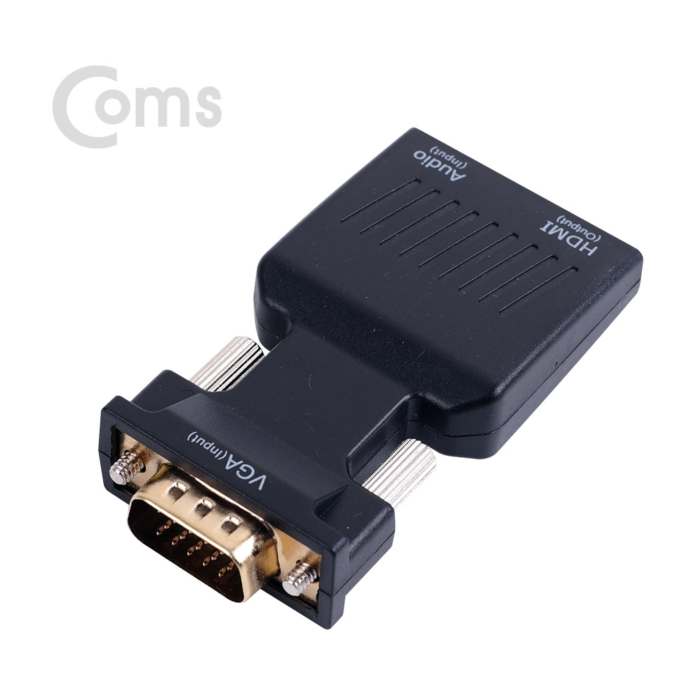 Coms HDMI 컨버터(VGA to HDMI) / 오디오 지원